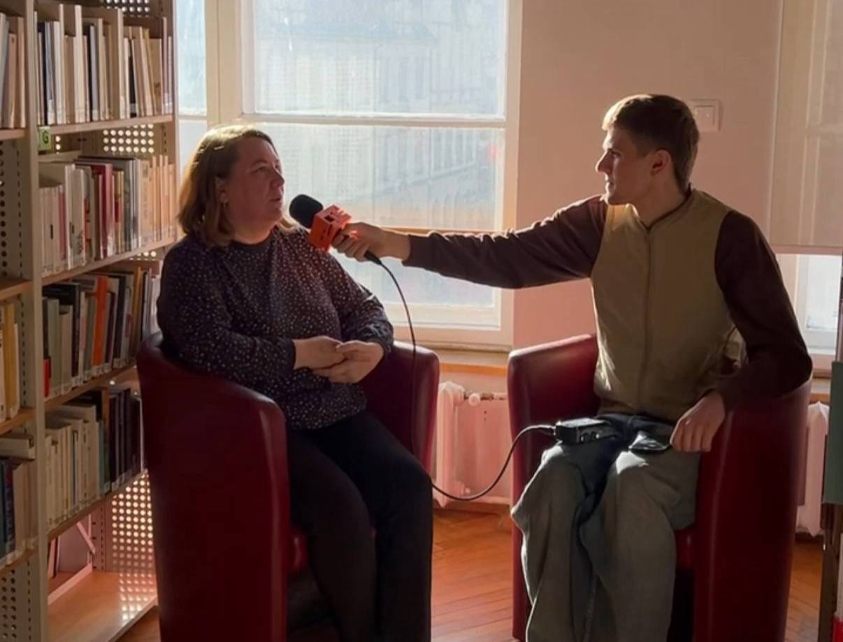 Serce Biblioteki Słowiańskiej. Rozmowa z Alesią Tarasenka