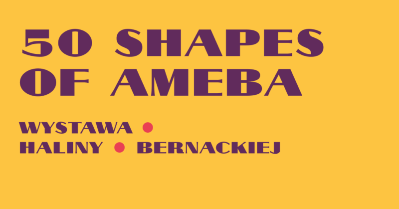 „50 shapes of ameba” – kolorowy mikroświat Haliny Bernackiej
